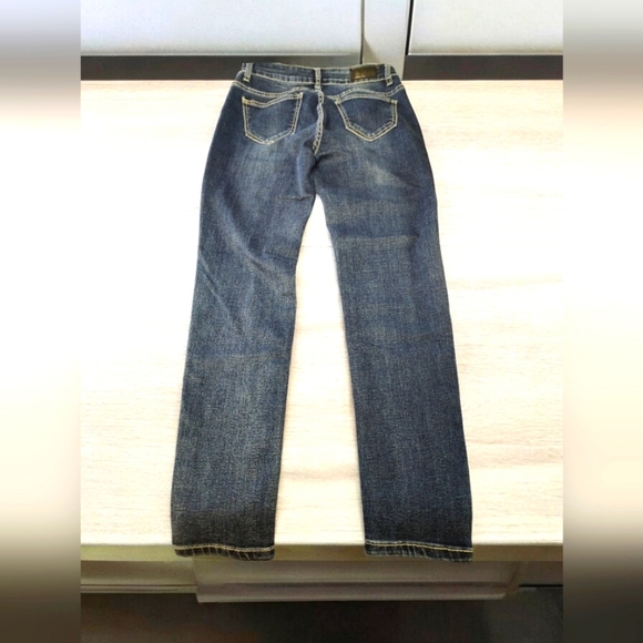 DKIN Skinny Floral/Rhinestone Capris, 6 - Picture 4 of 5